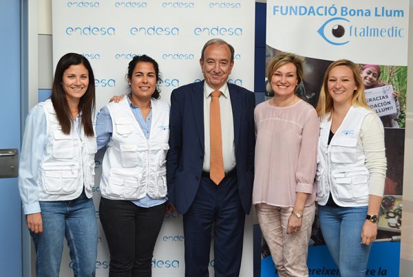 colaboración Endesa Oftalmedic fundación