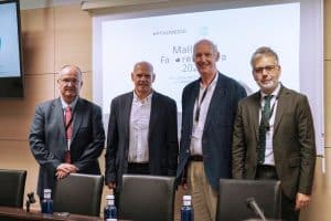 Dr Luis Salvà, Sr. Vicenç Juan Verger, Dr. Carlos Gutiérrez-Amorós y Sr Juan Borreguero