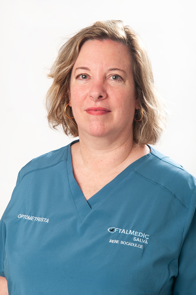 Irene Bocadulce Díaz, optometrista de Oftalmedic Salvà