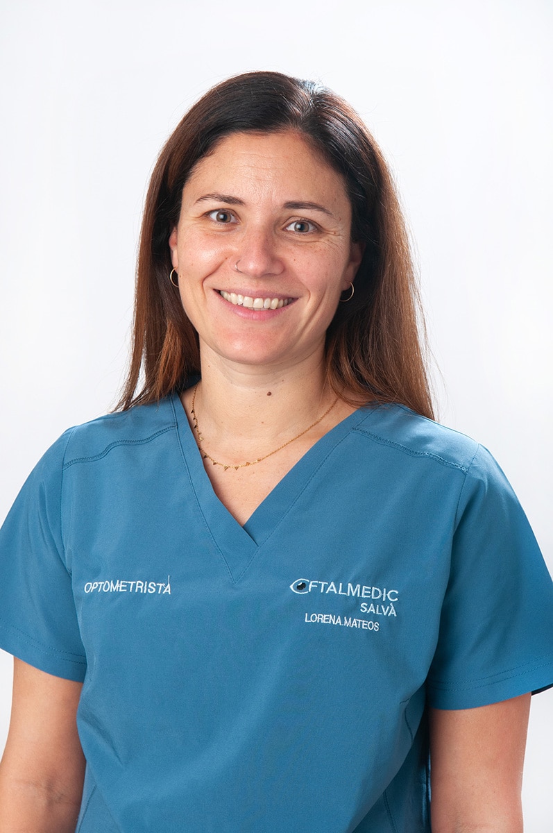 Lorena Mateos Pena, optometrista de Oftalmedic Salvà